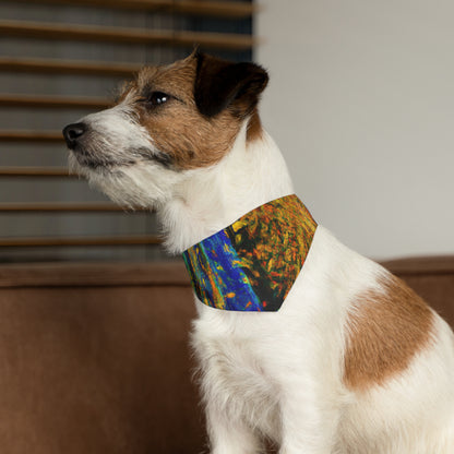 "Atracción encendida" - El collar de bandana para mascotas alienígenas