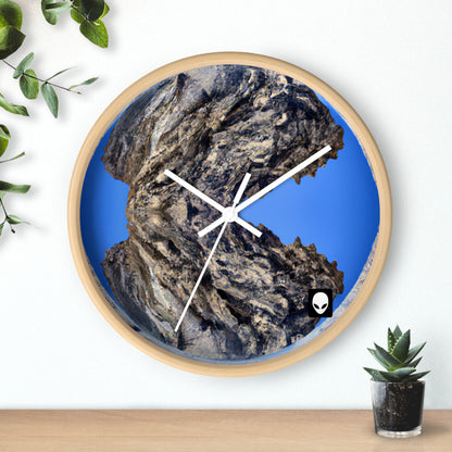 Naturaleza en esplendor: combinación de fotografía con arte digital - The Alien Wall Clock