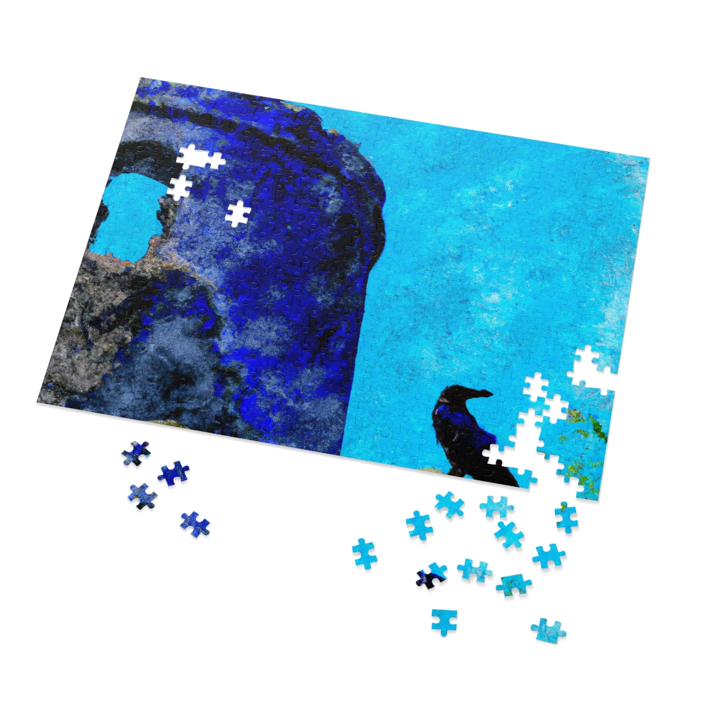 "Crow's Perch on a Waning Tower" - The Alien Jigsaw Puzzle