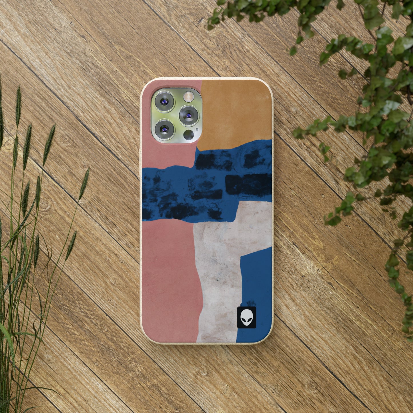 „Zusammenspiel von Licht und Schatten: Eine abstrakte Collage“ – The Alien Eco-Friendly Cases