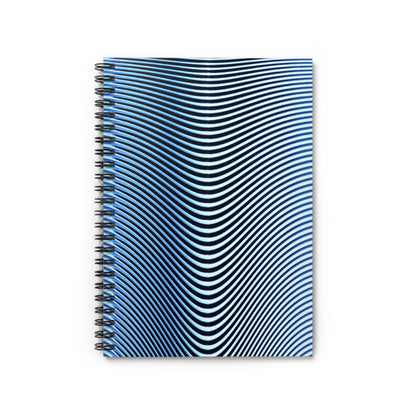 Metal Mosaic - The Alien Spiral Notebook (Ruled Line)