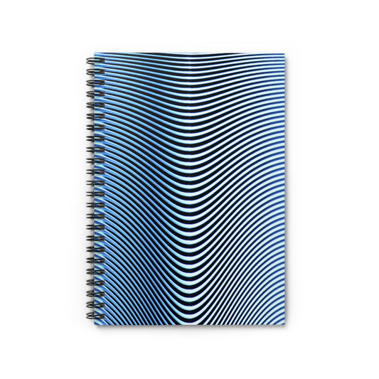 Metal Mosaic - The Alien Spiral Notebook (Ruled Line)