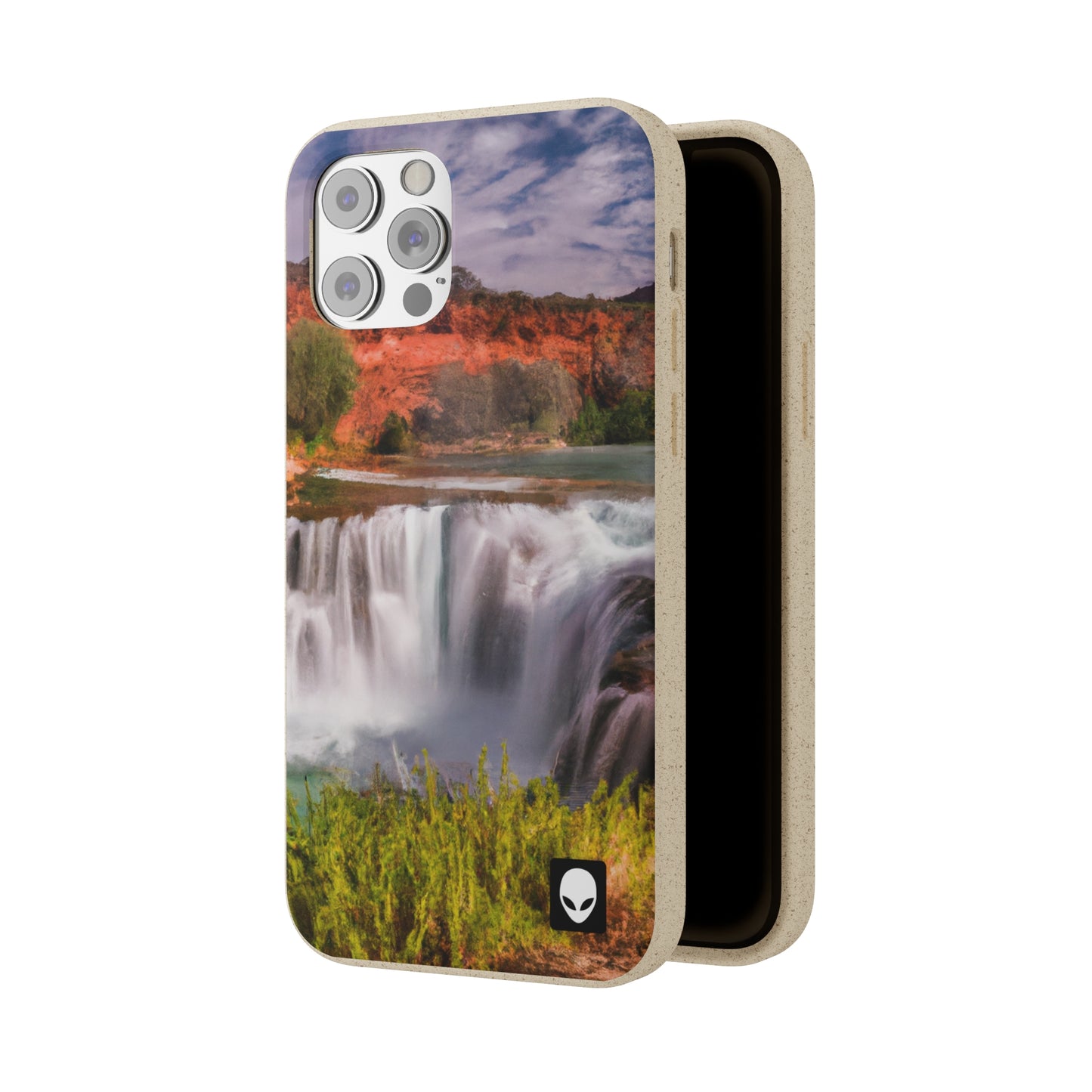 "Capturing Nature's Beauty: Crafting an Iconic Landscape in Vibrant Art" - The Alien Eco-friendly Cases