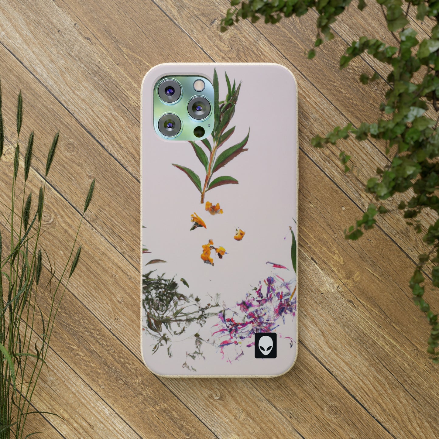 "Exploring Nature's Palette: An Experiment in Abstract Art" - The Alien Eco-friendly Cases