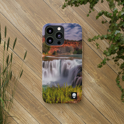 "Capturing Nature's Beauty: Crafting an Iconic Landscape in Vibrant Art" - The Alien Eco-friendly Cases