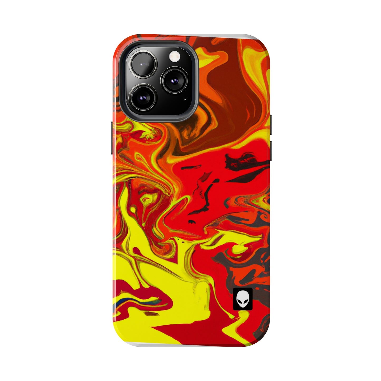 "Abstract Energy in Motion" - The Alien Tough Phone Cases