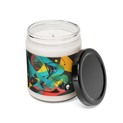 "Illusionary Perspective: A Colorful Dance of Light" - The Alien Eco-friendly Soy Candle