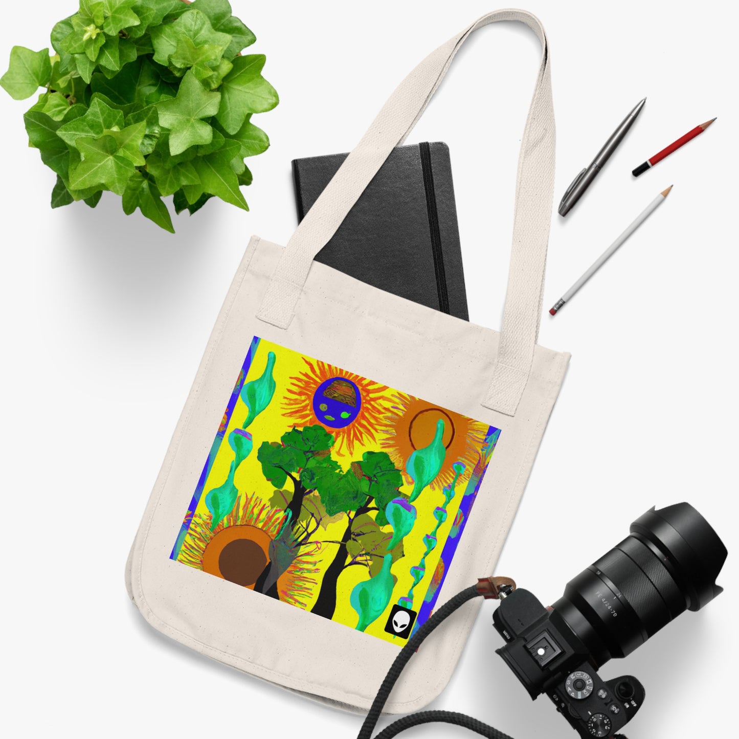 "Collision of Nature's Beauty" - The Alien Eco-friendly Tote Bag