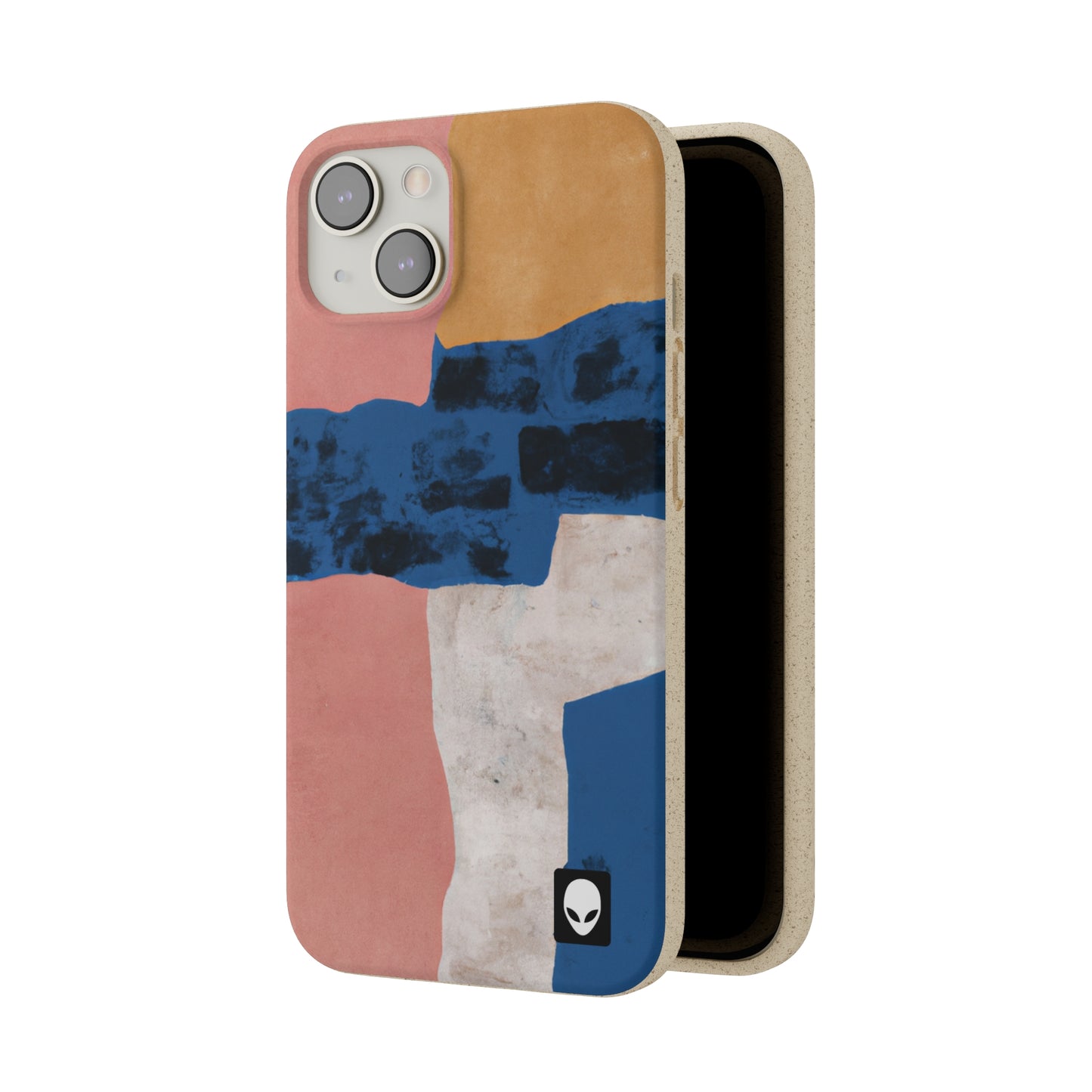 „Zusammenspiel von Licht und Schatten: Eine abstrakte Collage“ – The Alien Eco-Friendly Cases