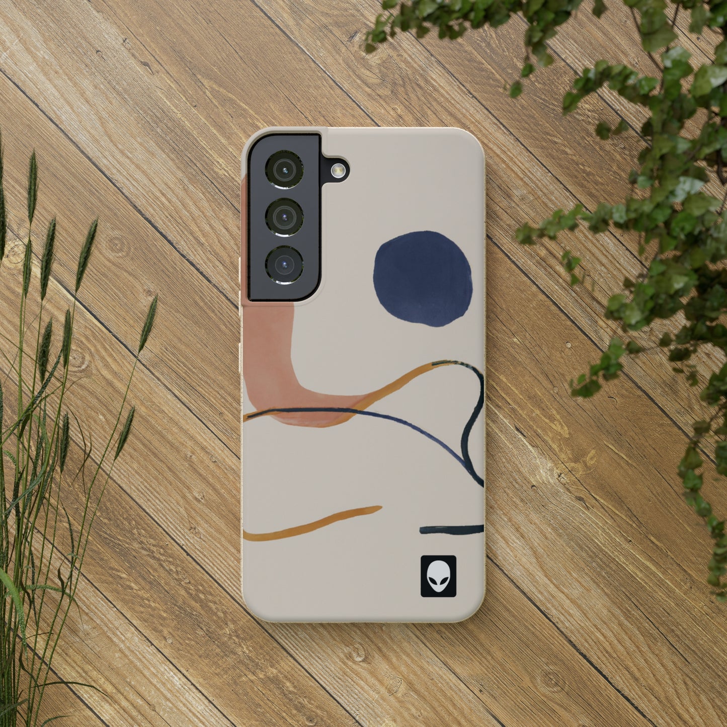 "Contraste geométrico: explorando el color a través de la geometría" - The Alien Eco-friendly Cases