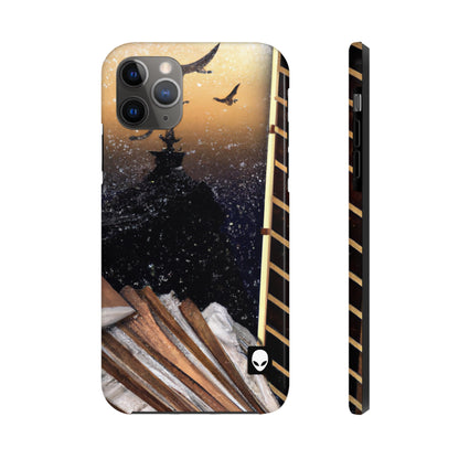 "A Tale of Storytelling Art: A Mixed Media Masterpiece" - The Alien Tough Phone Cases