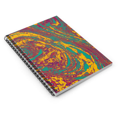 Visionary Vibes - The Alien Spiral Notebook (Ruled Line)