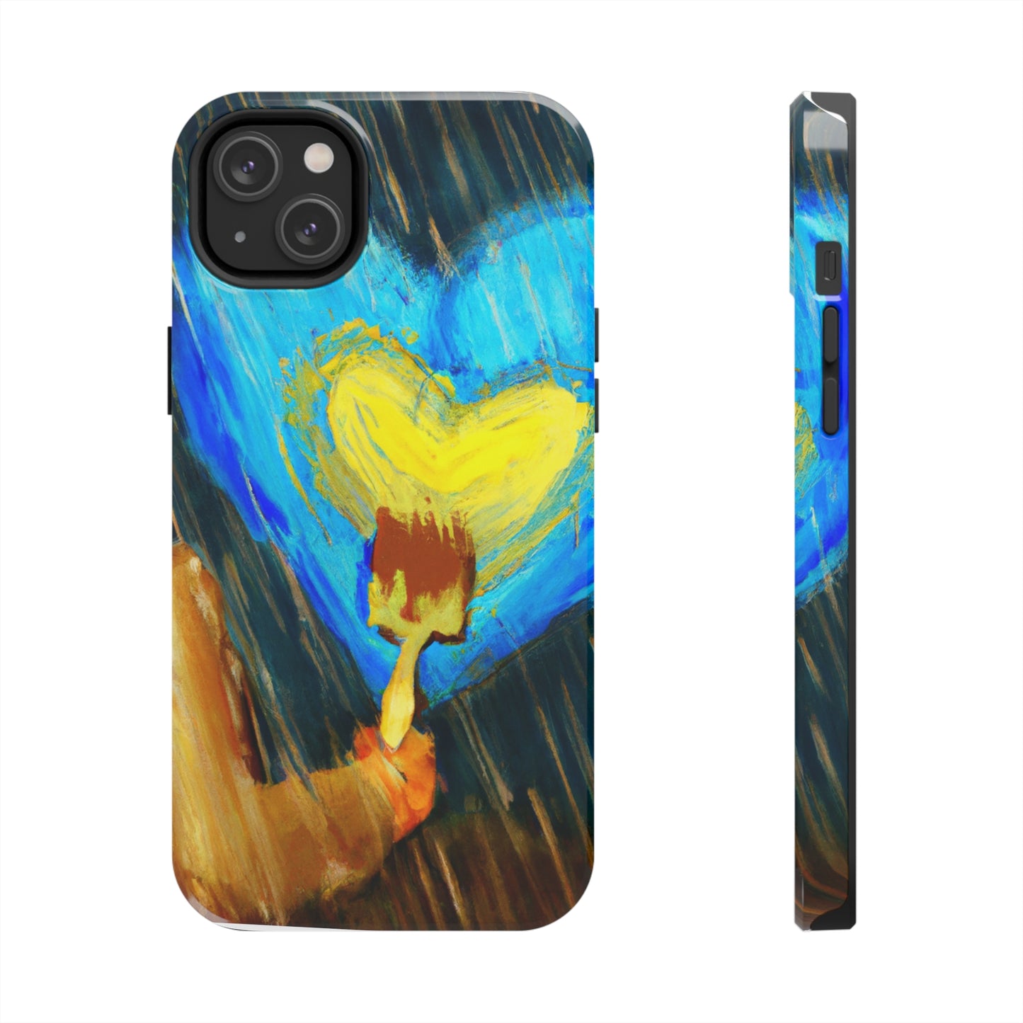 "Life-size Love in a Stormy Sky" - The Alien Tough Phone Cases