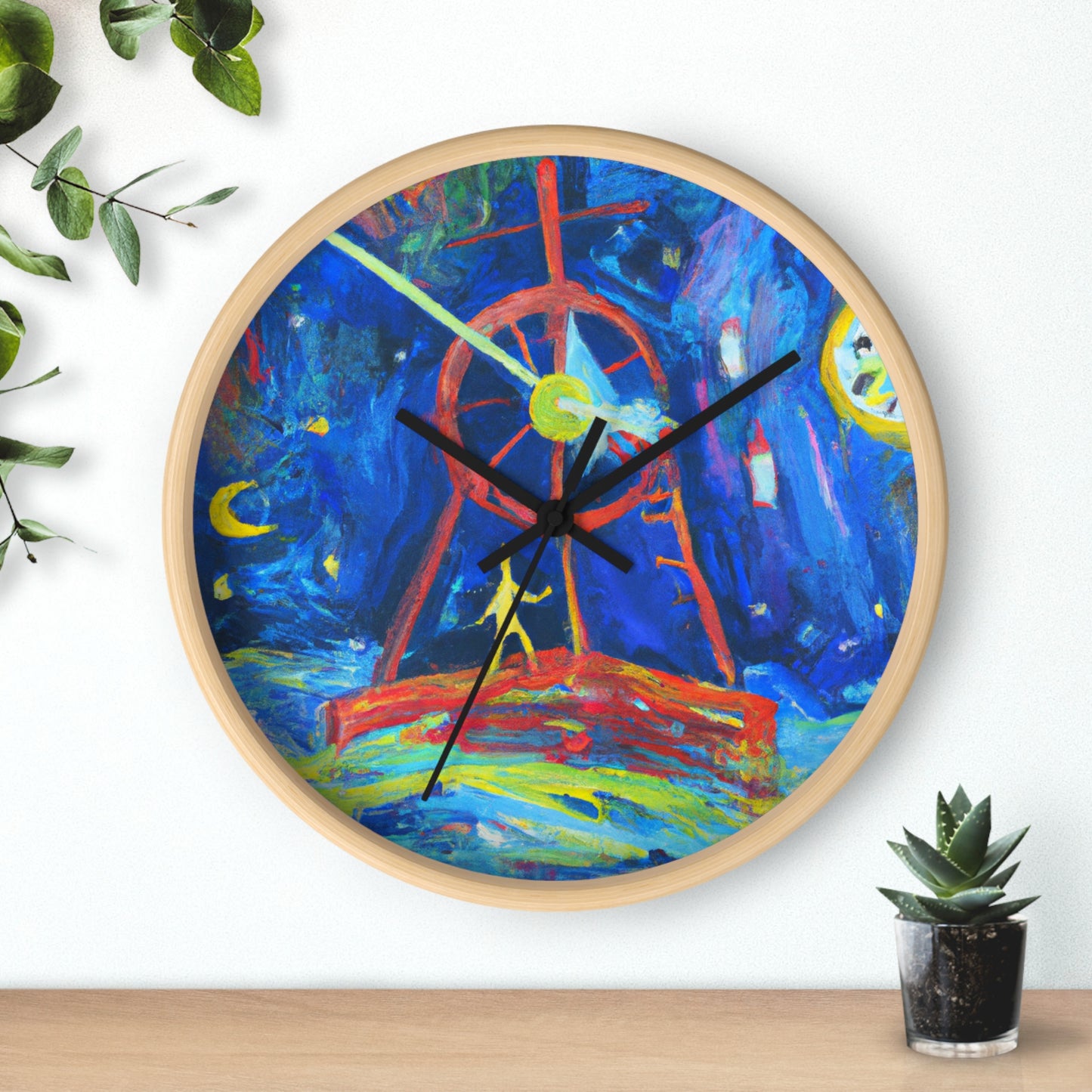 "Un paso a través de los tiempos" - El reloj de pared alienígena