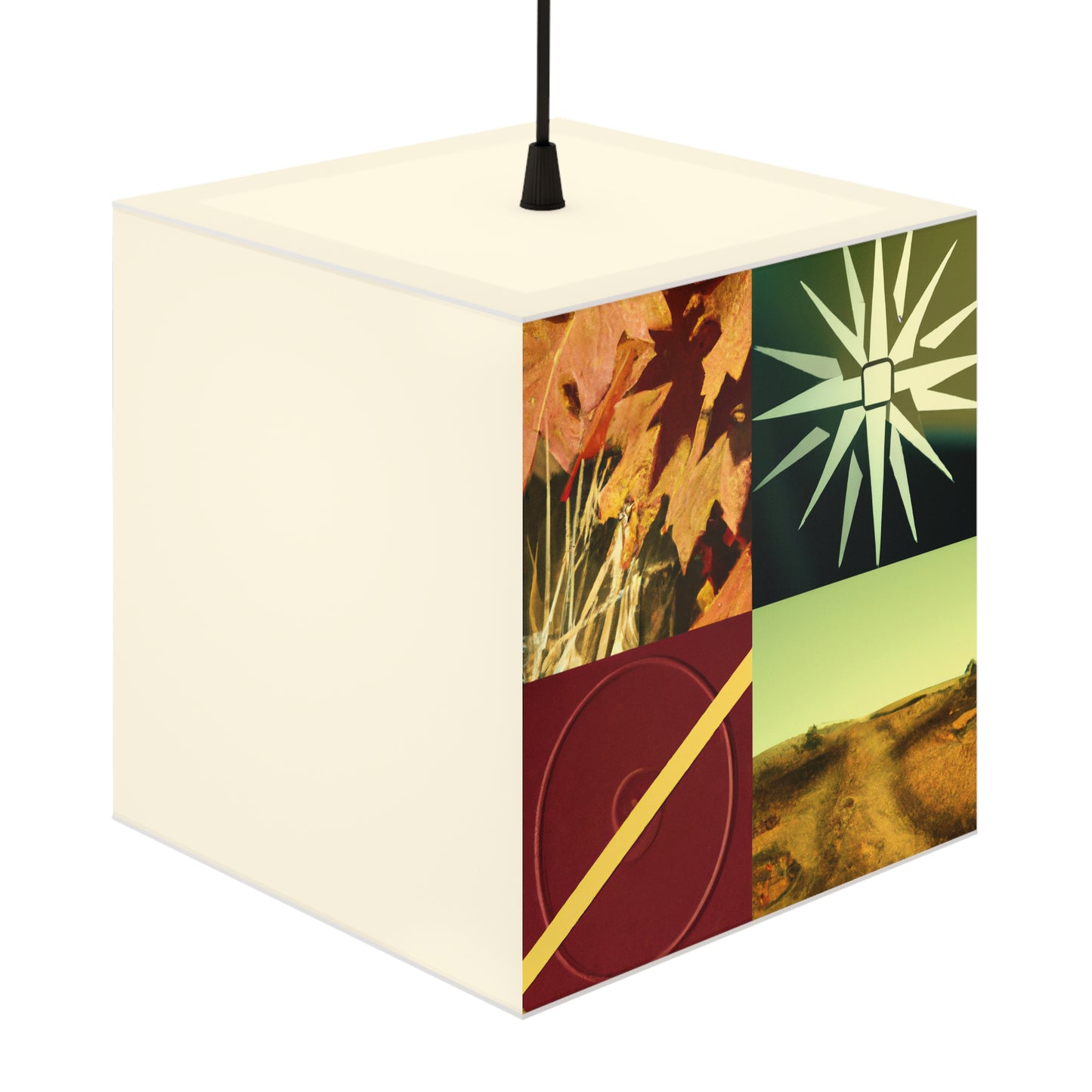 "A Reflection of My Journey: A Collage of Growth and Transformation" - The Alien Light Cube Lamp