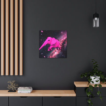 "Exploración majestuosa del elefante rosa" - The Alien Canva