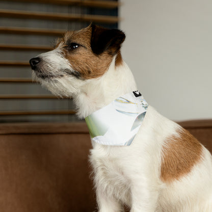 "El esplendor de la Tierra: un colorido collage de maravillas naturales" - The Alien Pet Bandana Collar