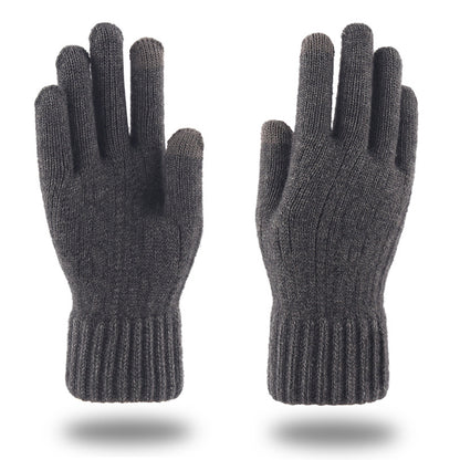 Winter-Touchscreen-Handschuhe für Herren, fingerwarm