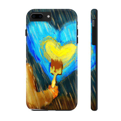 "Life-size Love in a Stormy Sky" - The Alien Tough Phone Cases