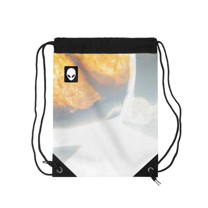 "Earth's Splendor: A Colorful Collage of Natural Wonders"- The Alien Drawstring Bag