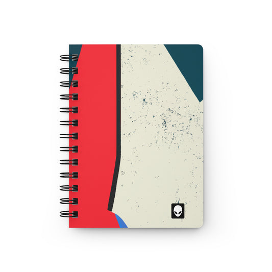 "Abstract Expressionism: Exploring Lines and Shapes" - The Alien Spiral Bound Journal