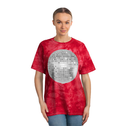 Shinny Disco Ball - Camiseta con efecto tie-dye alienígena, cristal