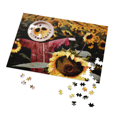 "Lone Sentry of the Sunflower Field" - The Alien Jigsaw Puzzle