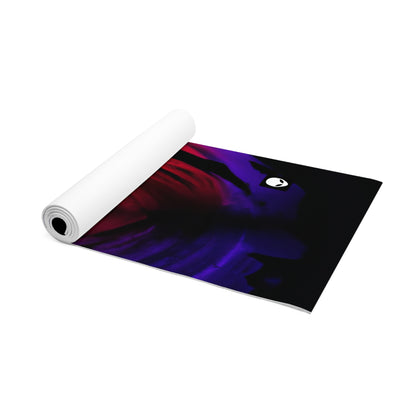 "Exploring Contrasts: A Colorful Dance of Luminance and Chromatic Aberration" - The Alien Yoga Mat