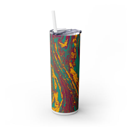 Visionary Vibes - The Alien Maars® Skinny Tumbler with Straw 20oz