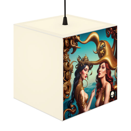 "Metaphorical Madness: An Exploration of Salvador Dali's Surreal Worlds" - The Alien Light Cube Lamp