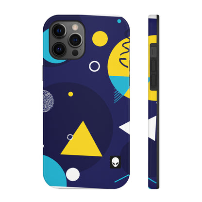 „Geometrische Fusion: Erwecken Sie Ihre Vision zum farbenfrohen Leben“ – The Alien Tough Phone Cases