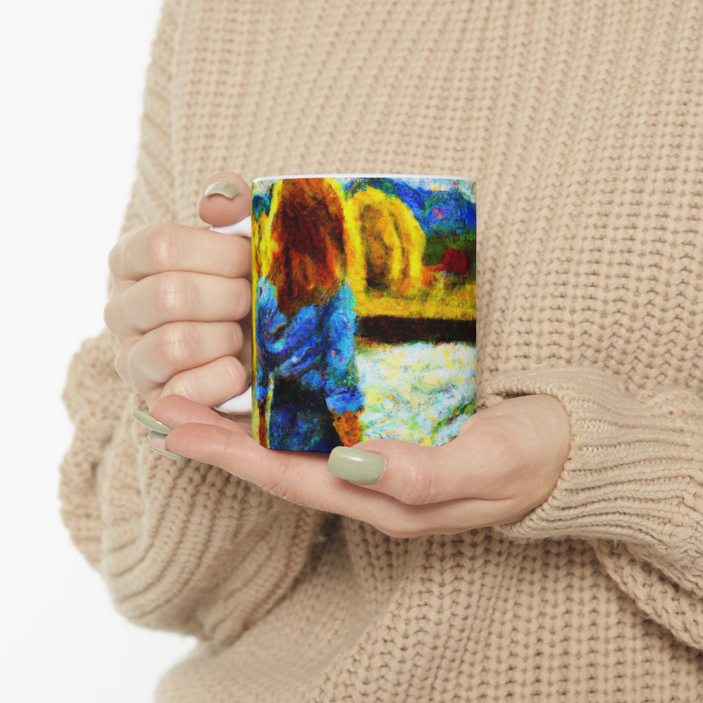 "Along the Riverbanks of Sorrows" - The Alien Ceramic Mug 11 oz