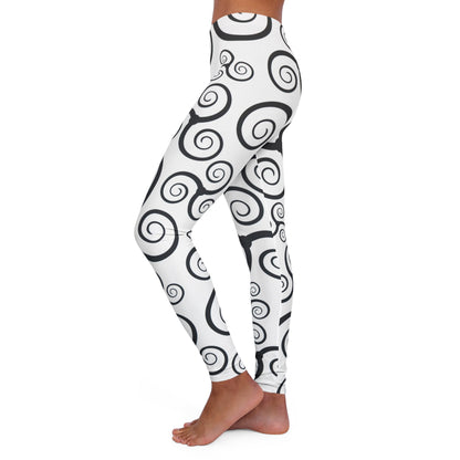 Visionäre Lebendigkeit - Die Alien-Elasthan-Leggings für Damen