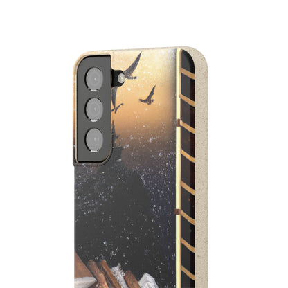 "A Tale of Storytelling Art: A Mixed Media Masterpiece" - The Alien Eco-friendly Cases