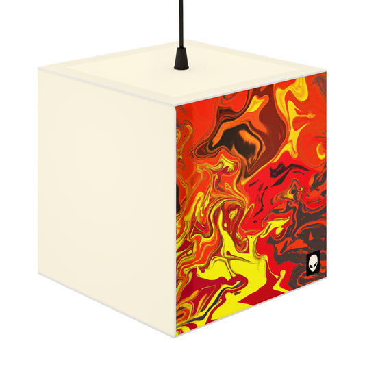 "Abstract Energy in Motion" - The Alien Light Cube Lamp