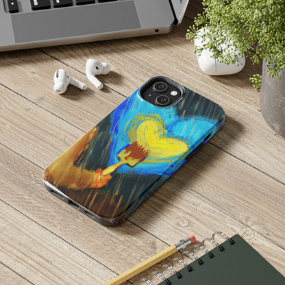 "Life-size Love in a Stormy Sky" - The Alien Tough Phone Cases