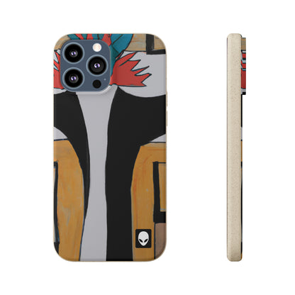 "Explorando el equilibrio y los patrones en el arte abstracto" - The Alien Eco-friendly Cases