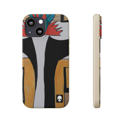 "Explorando el equilibrio y los patrones en el arte abstracto" - The Alien Eco-friendly Cases