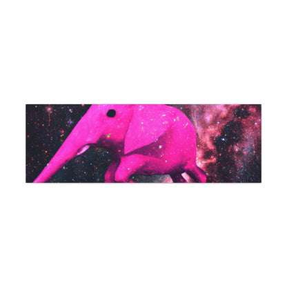 "Exploración majestuosa del elefante rosa" - The Alien Canva