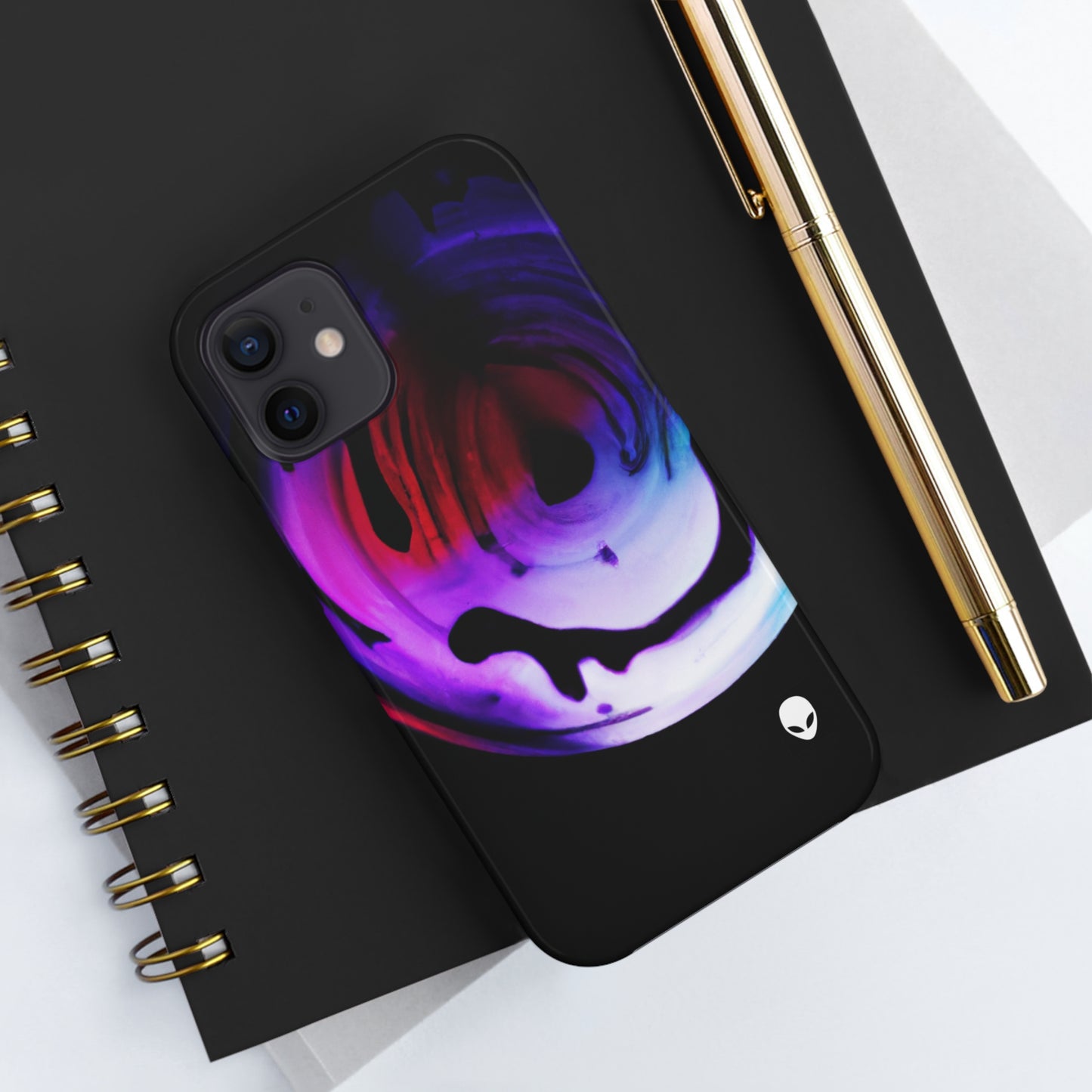 "Exploring Contrasts: A Colorful Dance of Luminance and Chromatic Aberration" - The Alien Tough Phone Cases