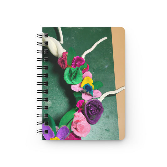 "Floral WhIRLwind" - The Alien Spiral Bound Journal