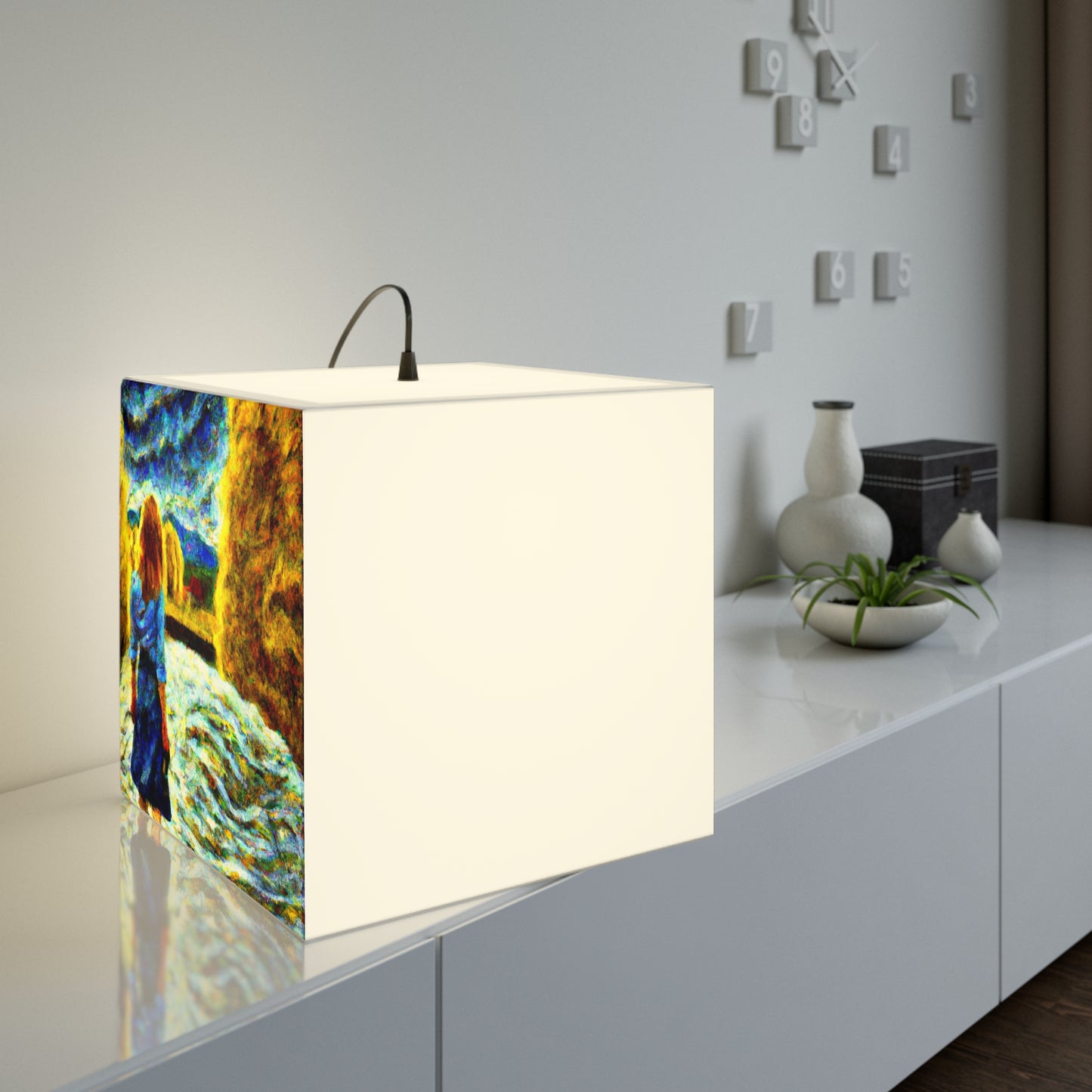 "Along the Riverbanks of Sorrows" - The Alien Light Cube Lamp