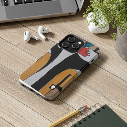 "Explorando el equilibrio y los patrones en el arte abstracto" - The Alien Tough Phone Cases