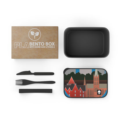 „Ein Moment in der Zeit: Die Kunst des historischen Geschichtenerzählens“ – Die umweltfreundliche PLA-Bento-Box von Alien mit Band und Utensilien