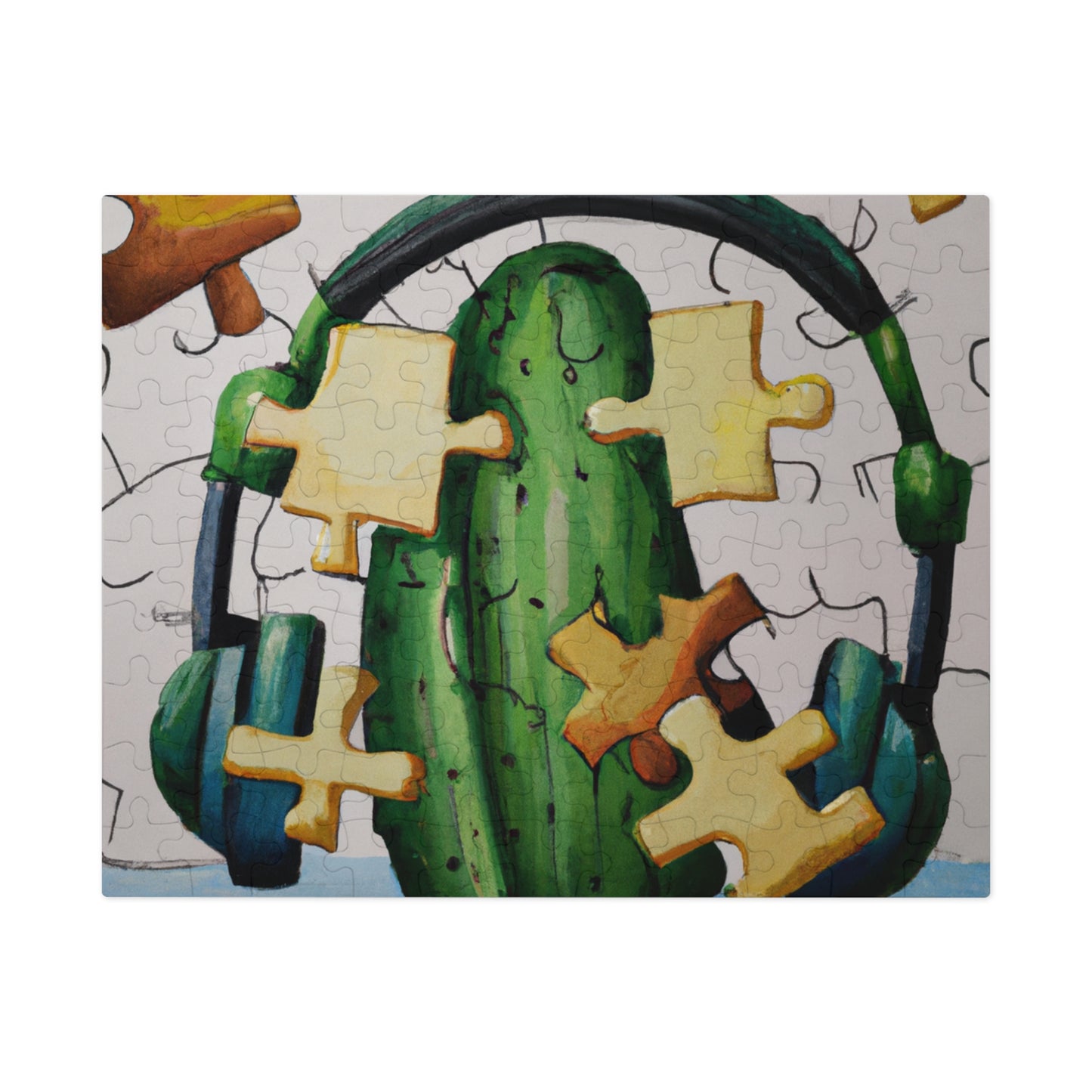 "Cactified Puzzle Time" - The Alien Jigsaw Puzzle