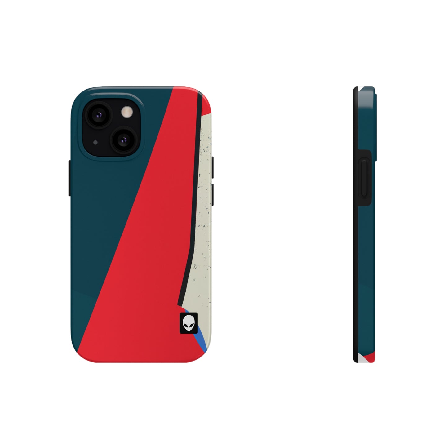 "Expresionismo abstracto: exploración de líneas y formas" - The Alien Tough Phone Cases