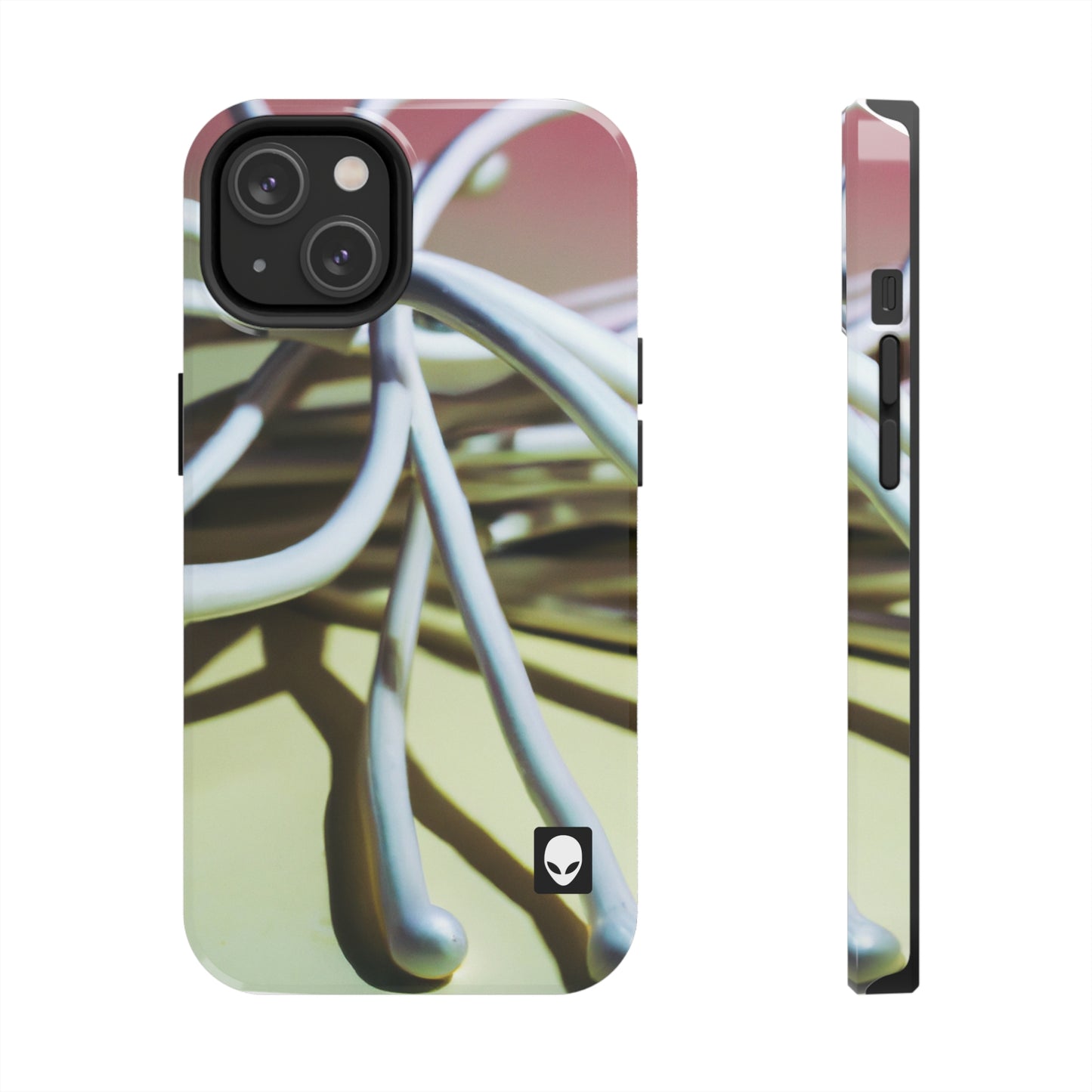 "Abstract Artistry: Constructing Emotion from Common Objects" - The Alien Tough Phone Cases