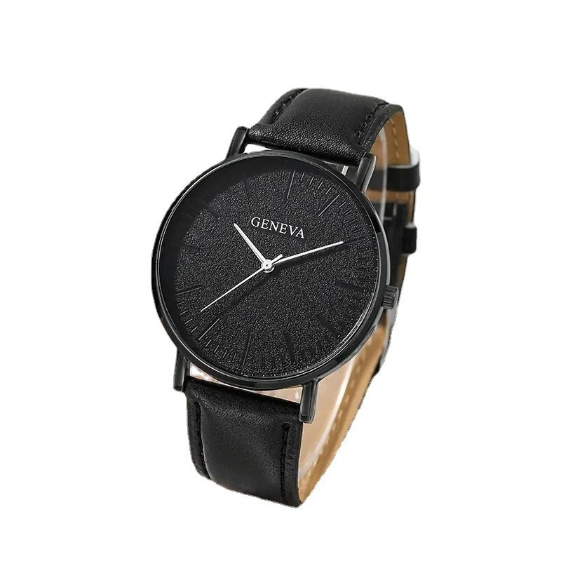 Reloj de cuarzo para hombre Pulsera tejida con cuentas versátil