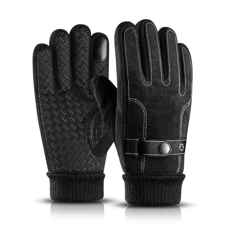 Warme Handschuhe Herren Herbst- und Winter-Touchscreen-Handschuhe
