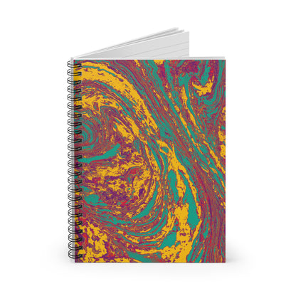 Visionary Vibes - The Alien Spiral Notebook (Ruled Line)